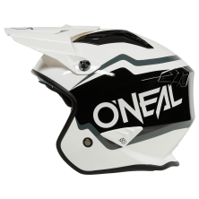 Casco Jet Volt solid black and white - O'neal