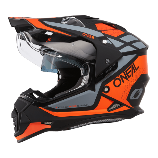 Casco Sierra R naranja/negro/gris - O'neal