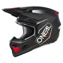 Casco de Cross 3SRS Hexx negro, blanco y rojo O'Neal