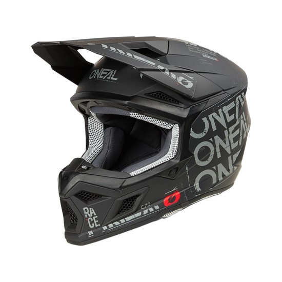 Casco de Cross 3SRS Static negro O'Neal