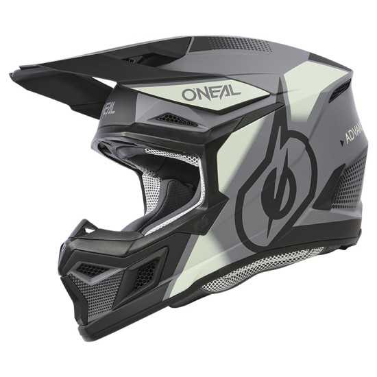 Casco de Cross 3SRS Vision negro y gris O'Neal Casco de Cross 3SRS Vision negro y gris O'Neal