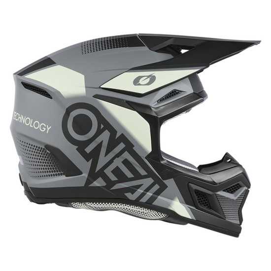 Casco de Cross 3SRS Vision negro y gris O'Neal Casco de Cross 3SRS Vision negro y gris O'Neal