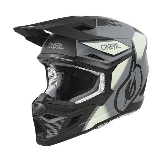 Casco de Cross 3SRS Vision negro y gris O'Neal Casco de Cross 3SRS Vision negro y gris O'Neal