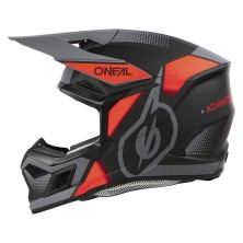 Casco de Cross 3SRS Vision negro y rojor O'Neal