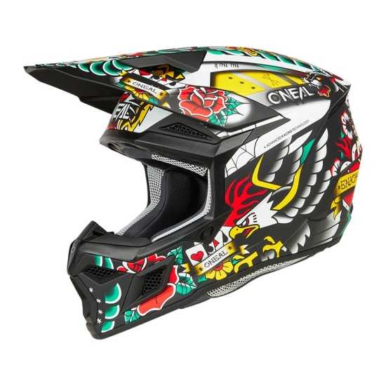 Casco infantil de Cross 3SRS Inked multi O'Neal Casco infantil de Cross 3SRS Inked multi O'Neal