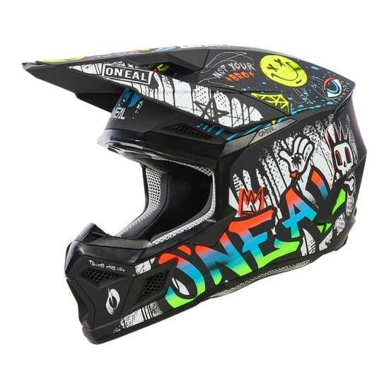 Casco infantil de Cross 3SRS Rancid O'Neal Casco infantil de Cross 3SRS Rancid O'Neal