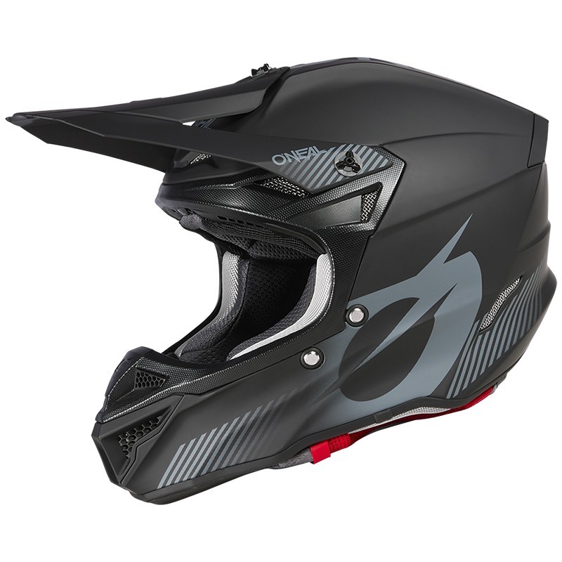 Casco de Cross 5SRS Polyacrylite Solid negro O'Neal