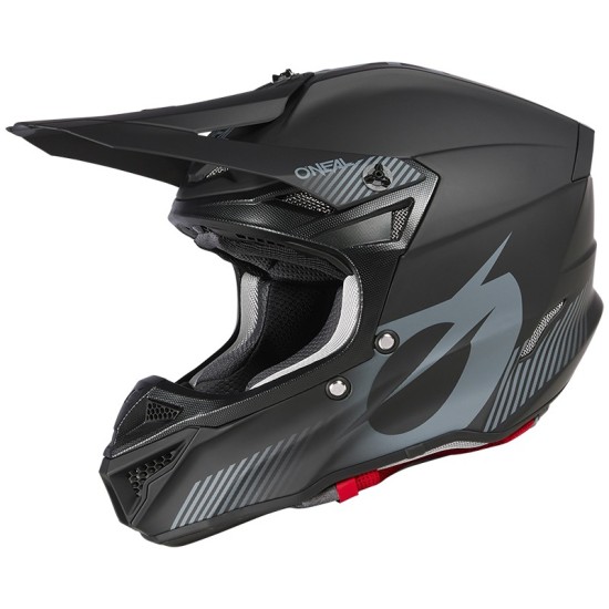 Casco de Cross 5SRS Polyacrylite Solid negro O'Neal