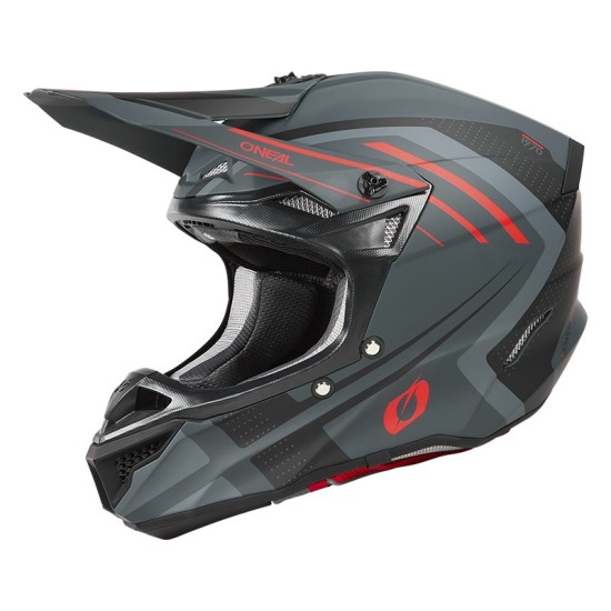 Casco de Cross 5SRS Polyacrylite Spike gris O'Neal