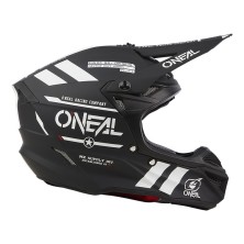 Casco de Cross 5SRS Polyacrylite WARHAWK negro O'Neal