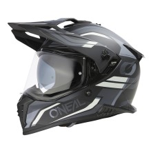 Casco A-SRS Solid negro y gris O'Neal