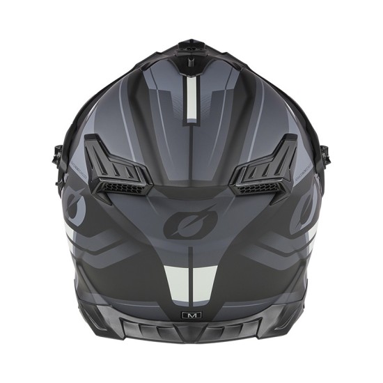 Casco A-SRS Solid negro y gris O'Neal