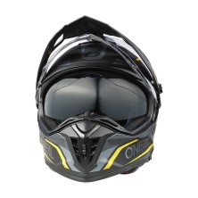 Casco A-SRS Solid negro y amarillo O'Neal