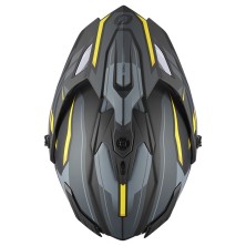 Casco A-SRS Solid negro y amarillo O'Neal