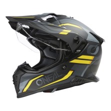 Casco A-SRS Solid negro y amarillo O'Neal