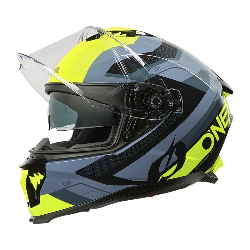 Casco CHALLENGER Exo Gris y fluor O'Neal
