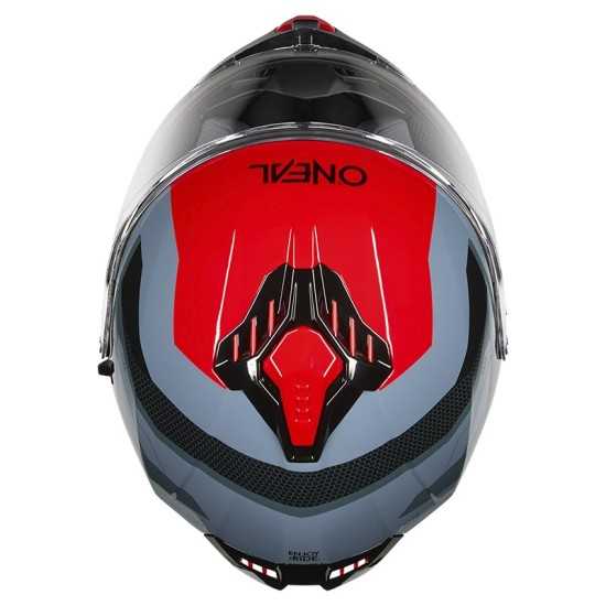 Casco CHALLENGER Exo azul y rojo O'Neal