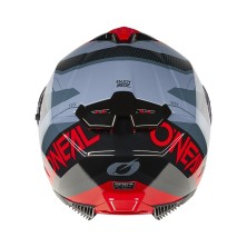 Casco CHALLENGER Exo azul y rojo O'Neal