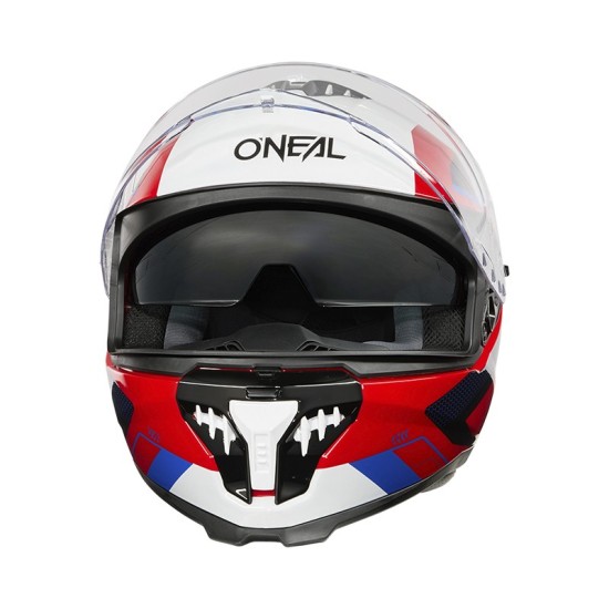 Casco CHALLENGER Exo rojo y azul O'Neal