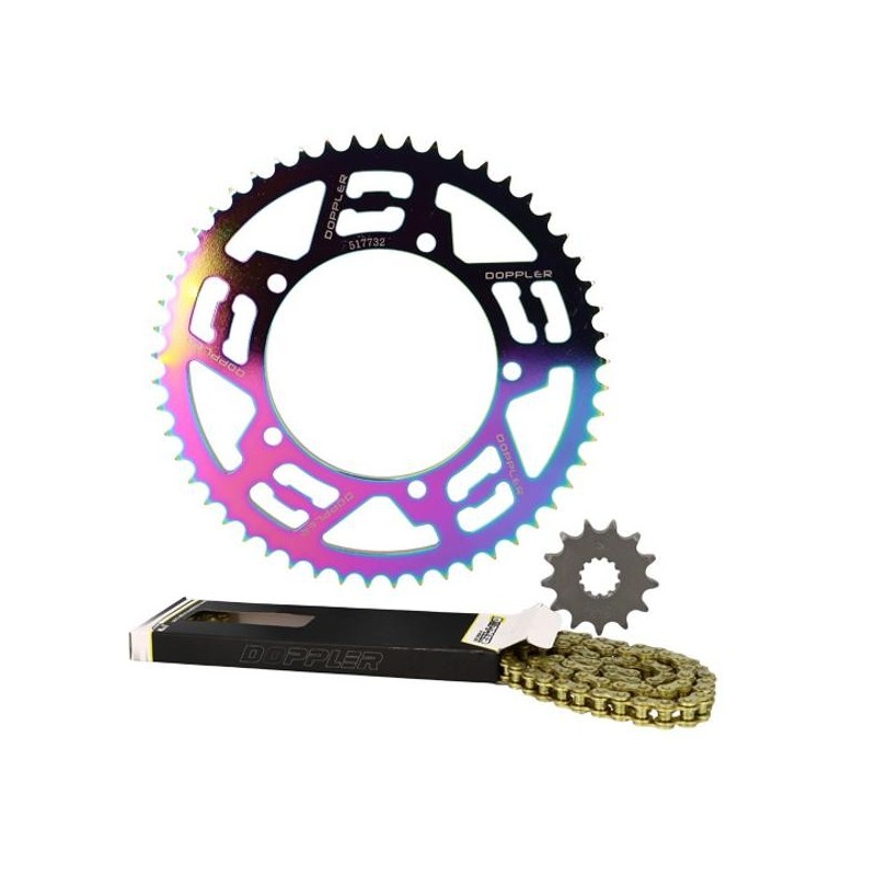 Kit de arrastre Doppler neocromado 428 Sherco