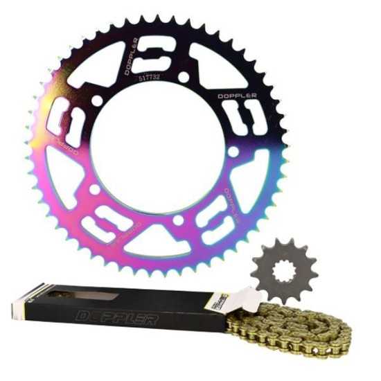 Kit de arrastre Doppler neocromado 428 Sherco