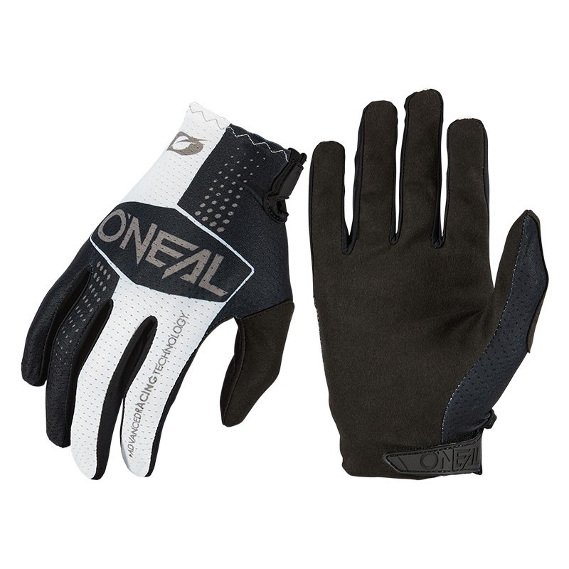 Guantes Matrix Split negro y blanco O'neal