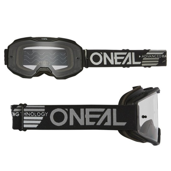 Gafas de motocross Solid Negro O'neal