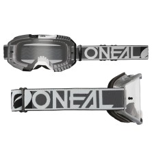 Gafas de motocross Solid Gris y blanco O'neal