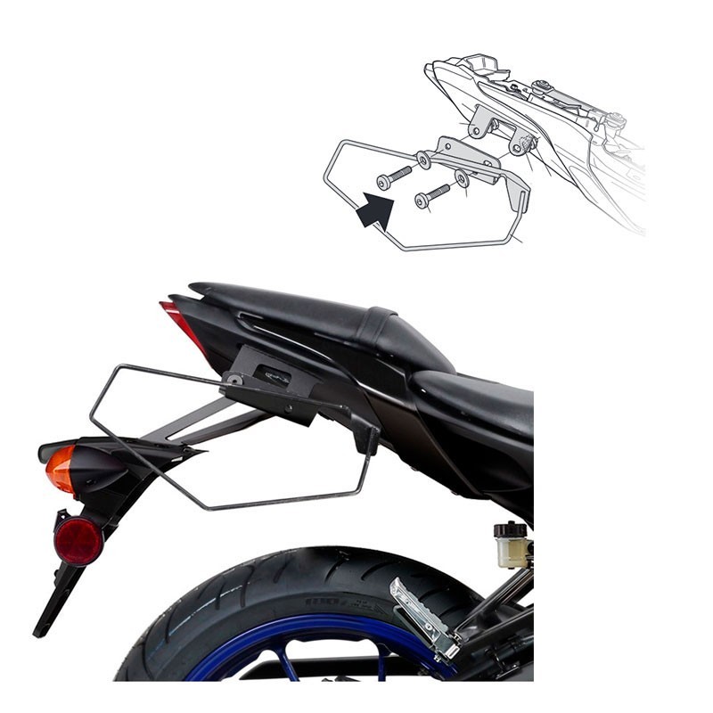 Fijaciones para alforjas laterales semirígidas SHAD Yamaha MT07 13-19