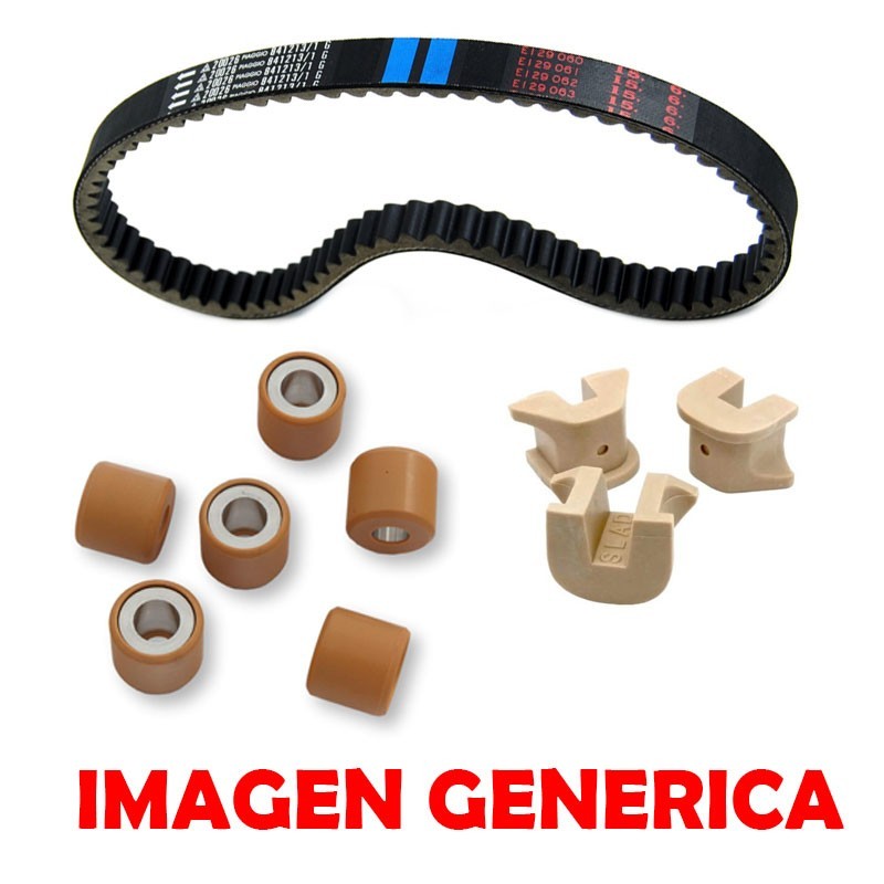 Kit correa + rodillos + patines Fly 125/150 Piaggio original