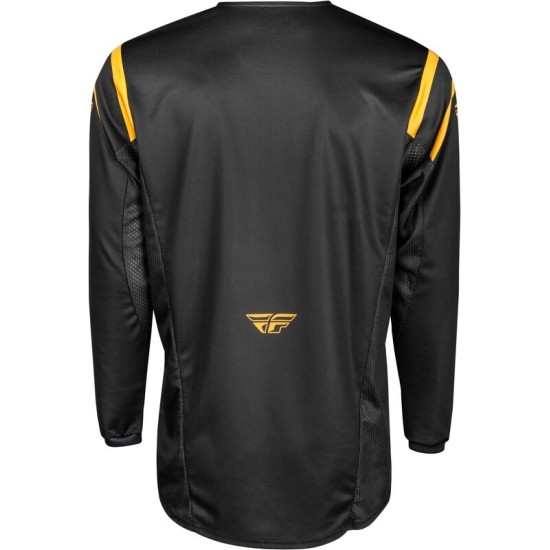 Camiseta FLY RACING Kinetic Center - Negro / Oro