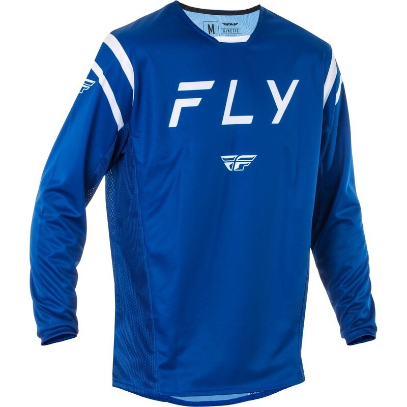 Camiseta FLY RACING Kinetic Center - Azul / Blanco