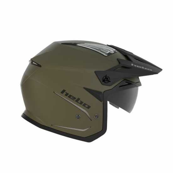 Casco Trial Hebo Zone 5 duo - Verde Hebo