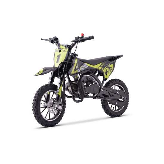 Minimoto KX 50cc AC 2.5cv Allpro - Amarillo flúor