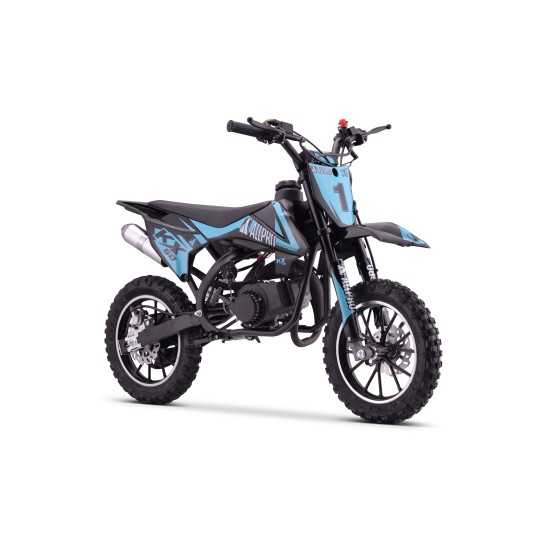 Minimoto KX 50cc AC 2.5cv Allpro - Azul flúor