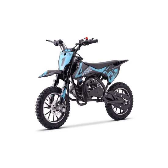 Minimoto KX 50cc AC 2.5cv Allpro - Azul flúor