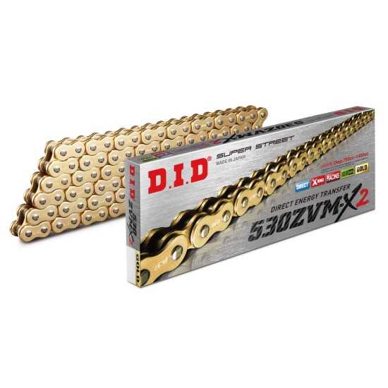 Cadena DID 530 ZVM-X2 Dorada