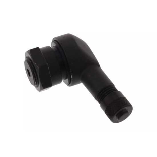 Valvula en angulo aluminio JMP negro