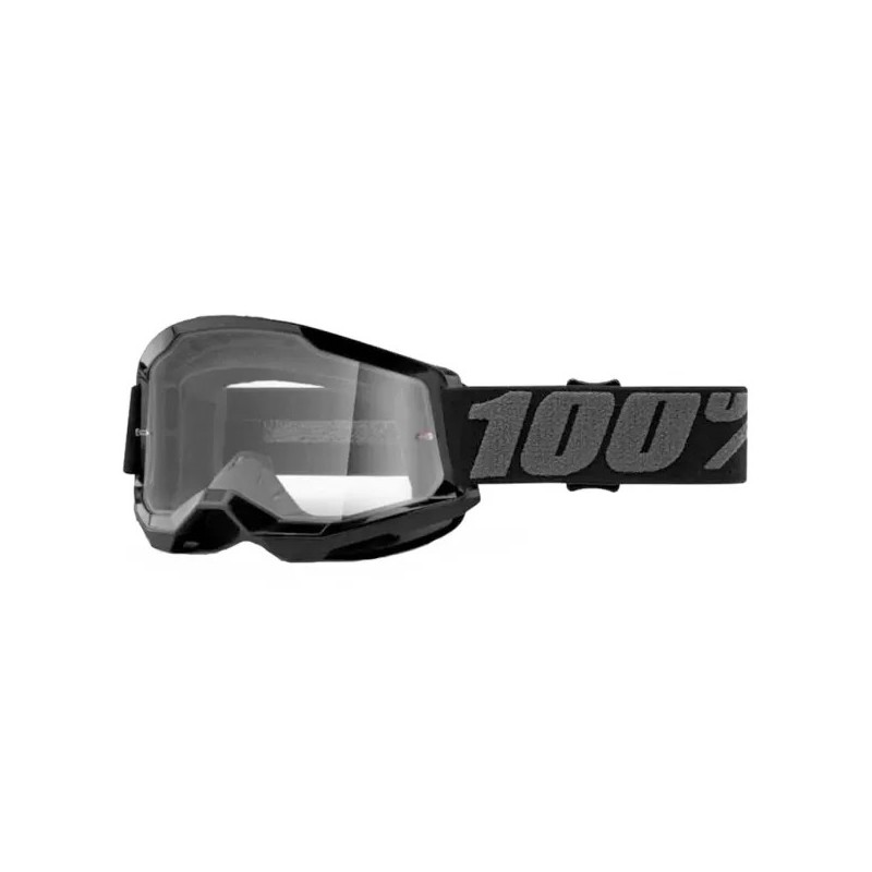 Gafas offroad 100 Strata 2 negro -cristal transparente