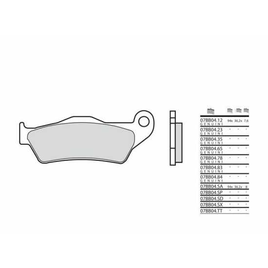 Pastillas de freno sinterizadas KTM/ SX/ EXC -Brembo