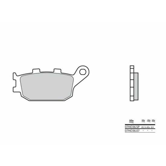 Pastillas de freno sinterizadas Honda CBR 600 RR Brembo