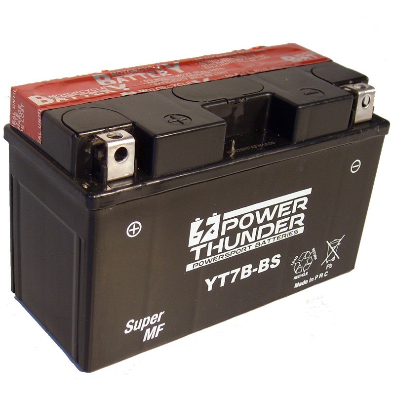 Batería CT7B-BS Sin Mantenimiento Power Thunder
