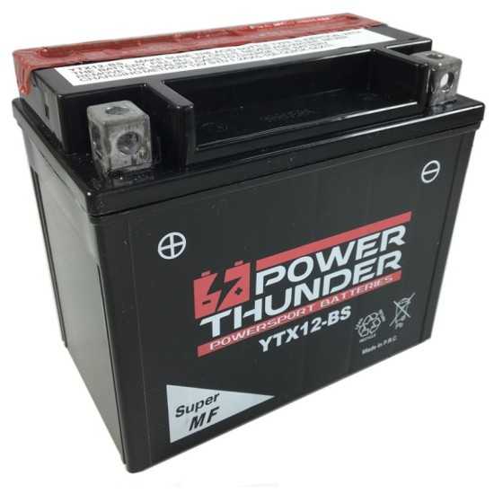 Batería CTX12-BS Sin Mantenimiento Power Thunder