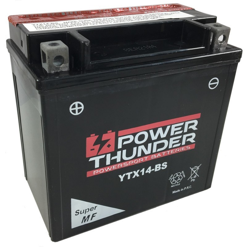 Batería CTX14-BS Sin Mantenimiento Power Thunder