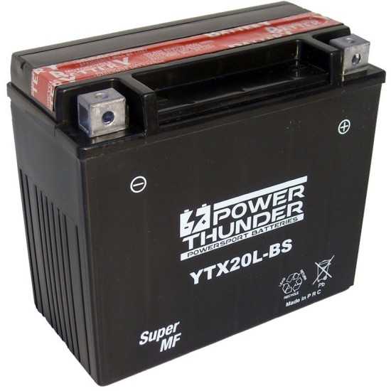 Batería CTX20L-BS Sin Mantenimiento Power Thunder