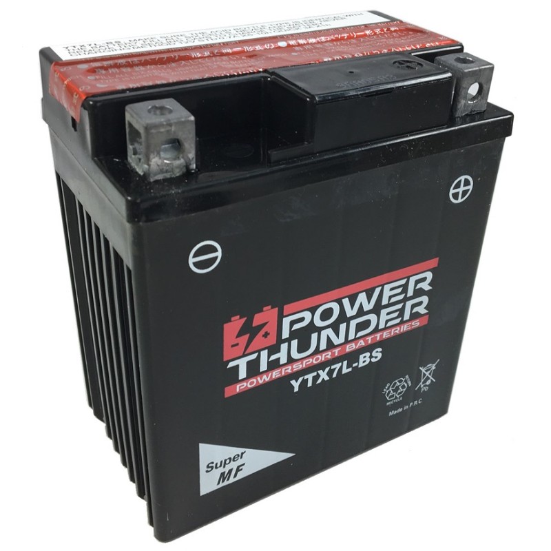 Batería CTX7L-BS Sin Mantenimiento Power Thunder