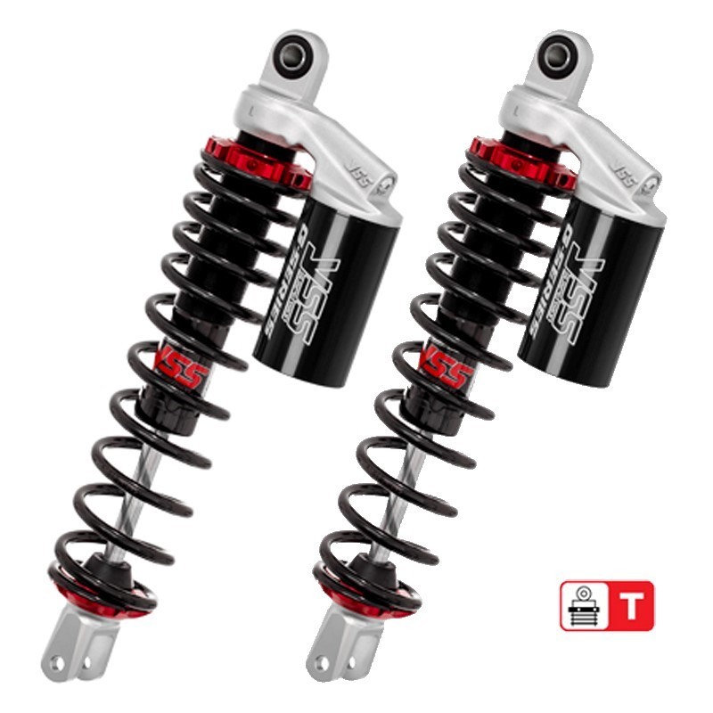 Juego Amortiguadores Traseros YSS Gas Eco Line c/Botella superior Yamaha X Max 300