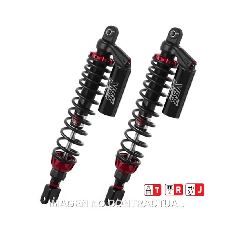 Juego Amortiguadores Traseros YSS Gas Top Line c/Botella superior Honda Forza 300 / 350