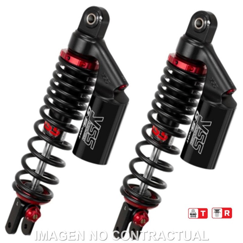 Juego Amortiguadores Traseros YSS Gas Top Line c/Botella superior Honda PCX 125