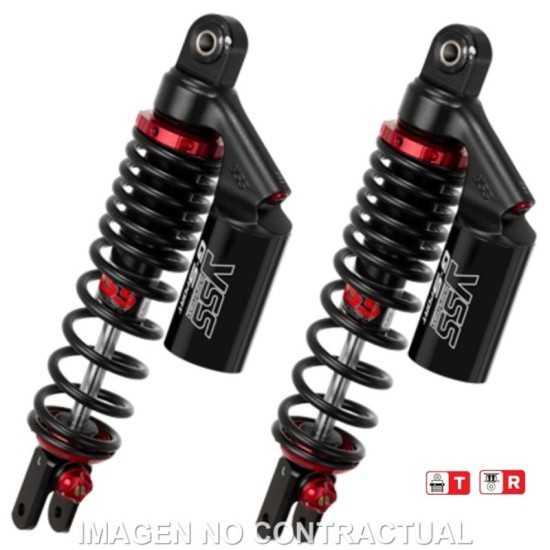 Juego Amortiguadores Traseros YSS Gas Top Line c/Botella superior Honda PCX 125